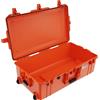 PELI 1615 Air Trolley Protettivo Leggero Per Attrezzatura Fotografica, Impermeabile E Resistente Alla Polvere, 71L Di Capacità, Fabbricato In USA, Senza Schiuma, Colore: Arancione