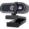 ZwaitL Webcam 1080P con copertura per la privacy treppiede regolabile e microfono con cancellazione del rumore per zoom/riunioni di squadre Compatibilità PC portatile Modifica automatica della luce