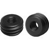 LUORNG 2PCS Laser Livello Infrarossi Treppiede Adattatore Testa Della Macchina Fotografica Vite per Microfono Stand Mount Adattatore 1/4 Femmina a 5/8 Maschio Dente Grosso Nero/Argento