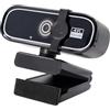 ZwaitL Webcam 1080P con copertura per la privacy treppiede regolabile e microfono con cancellazione del rumore per zoom/riunioni di squadre Compatibilità PC portatile Modifica automatica della luce