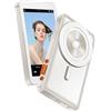 fesoklaf Telefono Vlog Selfie Monitor Schermo, Supporto Magnetico Telefono, Telecamera Posteriore Monitor Teleprompter, Telecomando Bluetooth Wireless per Selfie/Live Streaming/Vlog (Bianco)