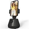 SHEHUALI Macchina fotografica digitale, Face Tracking Smart Gimbal Stabilizzatore Supporto for telefono cellulare con rotazione automatica Selfie Stick Wireless Stand for Live Cast(Noir)