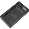 Hosie EN‑EL14 Caricabatterie, Tipo C Protezione da Sovracorrente Dispaly LCD EN‑EL14 Caricabatterie Doppio USB DC 5V 2A per Nikon