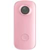 DIGNIFE Action Camera, Mini Thumb Camera 1080P30FPS / 4K30FPS H.265 12MP 2.4G 30M Custodia impermeabile Action Sport Videocamera DV(C100Plus Standard,Pink)