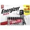 Energizer Max Micro (AAA) batteria alcalina manganese 1,5 V, 16 pezzi.