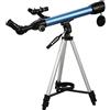 UHVUJDUI Telescopio astronomico per bambini, adulti e principianti, apertura 50 mm e lunghezza focale 600 mm Telescopio rifrattore astronomico professionale, 2 oculari: 25 mm/9 mm