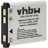 vhbw Batteria Li-Ion compatibile con OLYMPUS FE-5035 FE-4010, ecc, sostituisce LI-40B LI-42B