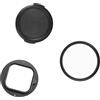 Qsvbeeqj Adattatore filettato da 52 mm con protezioni per filtri Installazione rapida per copriobiettivo protettivo per action camera
