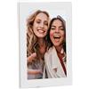 Tonysa Frame di Immagini Digitali Intelligenti da 10,1 Pollici con Touchscreen e Calendario, Cornice Foto del Cloud Wifi per la Famiglia, il Controllo delle App Mobili, il Display HD, (White)