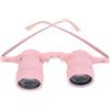 Bewinner Meccanismo di Messa a Fuoco Regolabile Ingrandimento 10x HD Binocolo da Pesca Telescopio per Birdwatching, Occhiali Antipioggia (PINK)