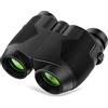 Dellx 12X25 Binocolo, oculare impermeabile durevole e trasparente 4 lenti binocolo per la visione