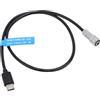 Tomantery Cavo di Alimentazione USB C per Fotocamera PD Affidabile Adatto per BMPCC 4K 6K con Indicatore Luminoso da 19,7 Pollici per Registrazioni Video Lunghe