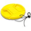 vhbw copriobiettivo compatibile con Sony FE 24-70 mm F2.8 GM (SEL2470GM) fotocamera - plastica, giallo, 82mm