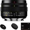 ZTIANFOTO SGimage F1.8 - Obiettivo ritratto MF, 50 mm, con apertura variabile per effetti bokeh unici, per fotocamere E-mount, struttura in metallo leggera, 311 g