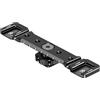 Generico Compatibile con la gabbia for fotocamera Sony - Adattatore for barra di estensione con slitta a caldo doppia in alluminio for supporto for luce video LED for microfono