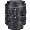 Haofy Tubo di Estensione Macro per Attacco F, Set di Anelli Autofocus in Metallo per Fotografie Ravvicinate, Compatibile con Fotocamere DSLR (MK-N-AF1-B)