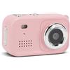 LAISANIM Videocamera piccola da donna, 1080p, portatile, con sistema di registrazione a scatto, dimensioni del pollice, registrazione libera, indossabile, supporta fino a 128 G (rosa)