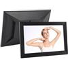VELATEMOR Frame di Foto Digitale, Touchscreen 1280x800, Ritratto e Paesaggio di Rotazione Automatica, Archiviazione da 32 GB, Incorporato Altoparlante da 8Ω 1W, per (Spina europea)