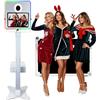 PAAFNN Magic Mirror Photo Booth 15,6 touch screen DSLR Photo Booth Machine Built-in Mini PC, luce RGB per matrimoni, feste, eventi