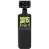 Annadue Action Camera 4K, Videocamera per Vlogging Portatile Anti-vibrazione con Schermo HD da 1,31 Pollici con Obiettivo Rotante a 180 Gradi per Ciclismo, Moto, Viaggi, Feste All'aperto