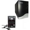 Trade Shop Traesio Ups 650Va Gruppo di Continuita' Tecno 600W per Pc, 2 Ingressi Schuko