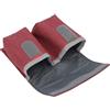Plyisty Borsa Portabatteria per Mavic 2, Mini 4 Pro, Mini 3, Batteria per Droni Serie Avata, Custodia Portabatteria in Nylon a 2 Slot per LP-E4N, LP-E19 (Rosso mattone)