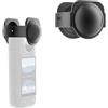 Hesupy Copriobiettivo per Insta360 X5, protezione in silicone anti-polvere e antigraffio, per action camera panoramica Insta 360 X5