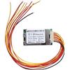 Nikou Scheda di Protezione - Scheda PCB BMS Protezione Batteria BMS 10S 36V 30A Li-Ion 18650 con Funzione di bilanciamento