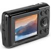 FAUOSWUK Videocamera Digitale HD, Mini Fotocamera Digitale, Videocamera HD da 5 MP 720P con Schermo LCD da 2,4 Pollici con Zoom 16X, per di Viaggi All'aperto (Nera)
