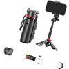SHOOYIO Treppiede Selfie Stick Manico con 6Sezione Asta Estensibile e Bluetooth Compatibile Telecomando per Uso Vivavoce Maniglia