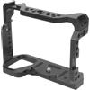 DGERFDJO Compatibile con fotocamere DSLR e Mirrorless, stabilizzatore a gabbia completa con fori da 1/4 e 3/8, slitta fredda ARRI(For Sony A7M3 A7R3)