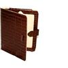 Sconosciuto iPad 2 3 & 4 tan coccodrillo in vera pelle di supporto