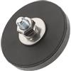 LIFKOME Base Magnetica per Magnetico Magneti Rivestiti in Gomma Resistente e Alta Durezza di Lampade e Auto per Altoparlanti e Staffe Video