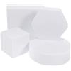 WATIIFUFU 4pezzi Geometric Cube Photography Props Foam Display Accessories for Cosmetics Jewelry Food Floral Photography Compact Portable Design for Indoor Outdoor Use