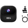 CWOQOCW Action camera HD WiFi, fotocamera sportiva con per vlogging, moto, ciclismo, viaggi, pesca, passeggiate con animali domestici, streaming in tempo reale con smartphone (nero)