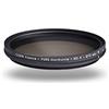 Cokin Filtro Circolare Pure Harmonie ND-X Variabile 72 mm, Nero
