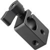 Hrtyvhin Adattatore per asta singola da 15 mm con foro filettato da 20 mm per fotocamera, gabbia da 15 mm