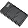 Topiky Caricabatteria Doppio per Batteria EN EL15, Caricabatteria a Doppio Slot Caricabatteria per Fotocamera con Interfaccia USB Tipo C Smart Dual, con Display LCD, per Fotocamera a