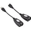 VBESTLIFE Cavo adattatore di rete di estensione Ethernet USB 2.0 a RJ45 LAN cablato per Book