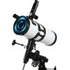 WOWCSXWC Telescopio, telescopi per adulti astronomia, telescopio riflettore astronomico viene fornito con treppiede con oculare da 20 mm/12,5 mm, il miglior regalo astronomico (colore: confezione 4) WOWCSXWC