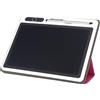Zisemeil Blocco Note Elettronico Blocco Note LCD Blocco da Disegno Forniture Aziendali Strumento per Pittura a Mano da 9 Pollici (Rosso (con custodia in pelle))