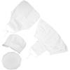 Kisangel 2 Set Costume Chef Mesi Grembiule Bianco con Tasca e Cappello da Cuoco per Fotografia Cucina Feste e Giochi di Ruolo