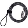 Generic Lucchetto antifurto con combinazione di sicurezza per computer portatile e notebook, lucchetto con password a 4 cifre