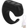 banapoy App Page Turner, Remote Control Page Turner Fotocamera del Telefono Cellulare Otturatore per la Registrazione Video Pulsante Selfie, Anello Scorrimento Clicker per L'app Tiktok (Nero)