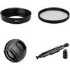 AFGRAPHIC Set di accessori per fotocamera per Nikon 24-70mm f/3.5-5.6 IX Lens compreso HN-2 paraluce di ricambio, filtro MC UV, copriobiettivo, penna di pulizia