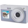 Generic Telecamera Compatta, Vari Filtri 16x Zoom 1080p a Doppio Schermo della Fotocamera Digitale HD Ad Alta Risoluzione per Ragazze per Ragazzi (SILVER)