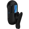 MQODLFP 1080P Mini Action Camera Sport Outdoor Pocket Cam con Schermo Videoregistratore Cam per Auto Bici Bicicletta Moto Facile da Usare Nero