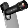 Generic Teleobiettivo universale a clip per telefono con ABS+PC+materiale in vetro ottico, ampia immagine chiara, maggiore trasparenza del colore, immagine HD a schermo intero, portatile e facile da