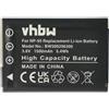 vhbw batteria compatibile con Fujifilm FinePix F30, F31fd, F31, X-S1, X100, W1 Real 3D fotocamera (1500mAh, 3,6V, Li-Ion)