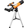 YangRy Children Astronomical Telescope, Beginner Entry Level 18 Times, Refraction Telescope with Tripod High-Definition World Dual-Use Monocular Children's Day Gift YangRy